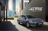 catalogue all new corolla altis 2019 - toyota.astra.co.id · advanced Hybrid Synergy Drive that allows you to go further. TOWA A GREATER FUTURE Drive the environmentally friendly