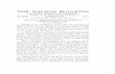 THE WILSON BULLETIN - Sora · Published by the Wilson Ornithological Club Vol. XL111 DECEMBER, 1931 No. 4 Vol. XXXVIII (New Series) Whole Number 157 ... his thirty-five foot yacht,