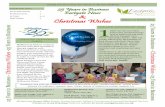 Christmas Wishes 1 - eastgatecare.co.uk · Christmas Wishes Front Page Stories 1 Residents News 2 25 Years 3—6 Staff Update 7 Quality private nursing Care Homes in The East Midlands