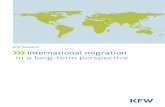 International migration in a long-term perspective - …International migration in a long-term perspective Page 3 Figure 1: Global distribution of migrants Share of migrants living