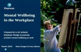 Mental Wellbeing in the Workplace...‒Help us identify any gaps between our aspirations for creating support for our mental wellbeing at work, and our current practices and culture