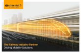 The RailwayIndustry Partner. Driving Mobility ... The Railway Industry Partner. Driving Mobility Solutions.