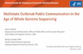Multistate Outbreak Public Communication in the Age of .... O… · National Center for Emerging and Zoonotic Infectious Diseases Multistate Outbreak Public Communication in the Age