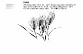M Agriculture United States Response of Cooperative Rural ... · Grain Merchandising.....8 Contracting of Services ... nificantly among cooperatives in the winter wheat pro-duction