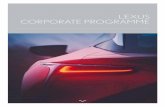 LEXUS CORPORATE PROGRAMME - Woolworths · 2018-07-27 · Our Corporate Programme delivers on this promise, ... — Service loan cars or complimentary ... 097 155 Bertie St, Port Melbourne