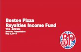 Boston Pizza Royalties Income Funds22.q4cdn.com/541190871/files/doc_financials/quarterly_reports/20… · Competitive Advantages BOSTON PIZZA ROYALTIES INCOME FUND 11. Same Store