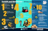 Skills Mainstream Forklift and Warehouse...induction for the forklift and Warehouse course, which includes health and safety assessments Day 1 - PM Manual handling and risk assessment