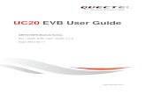 UC20 EVB User Guide - Quectel Wireless Solutions · SIM J502 SIM card holder. J503 (bottom side) SIM card holder (not used). COM1 J301 (bottom side) Main UART port. COM2 J302 (bottom
