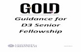Guidance for D3 Senior Fellowship...categories of fellowship, they must attend mentor training which can be arranged by emailing glt-admin@gre.ac.uk]. You and your mentor must then