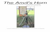 The Anvil Hornazblacksmiths.org/AnvilsHorn1809.pdf · Demonstration: Saturday, September 1 5, 2018 Bill and Karen Morris‘ Home Camp Verde, AZ Tom will demonstrate how to make his