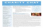 CHARITY CHAT - storage.googleapis.com · CHARITY CHAT “To serve rather than be served with humility, simplicity and charity” ... Stop by to donate laundry items or to visit and