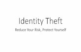 Identity Theft - sites.duke.edusites.duke.edu/training/files/2016/03/Identity-Theft-March2016.pdf · T-Mobile (Experian) 15 million records (name, address, date of birth, SSN, and