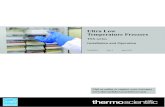 Ultra Low Temperature Freezers - Thermo Fisher …...• English and metric connectors If specified on the order, the bag may also include: • A QC temperature graph and test log