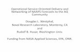 Operational Service-Oriented Delivery and Networking of ... · State Agencies Current EPA Exceptional Event Decision Support System WUSTL DataFed NRL NAAPS Model NASA Satel. Data