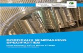 BORDEAUX WINEMAKING SPECIFICITIES · you update your knowledge regarding winemaking processes, used for Bordeaux red and white wines. The course includes various wine tastings and