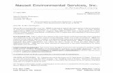 Nauset Environmental Services, Inc. · 2018-05-17 · Nauset Environmental Services, Inc. an Air Quality Company P.O. Box 1385 508/247-9167 [800/931-1151] East Orleans, MA 02643 FAX: