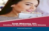 Teeth Whitening 101 - Penn Dental Family Practice · Teeth Whitening 101: Everything You Need to now About Teeth Whitening. You may also be recommended to use take-home trays if you