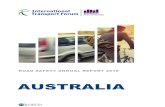 AUSTRALIA - International Transport Forum · AUSTRALIA Based on provisional data, Australia recorded 1 143 road fatalities in 2018, representing a 6.7% year-on-year decrease. After