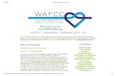 2/29/2016 WAFCC Newsletter Feb. 2016 Q1 · 2019-11-24 · the Affordable Care Act among nonelderly uninsured Americans in 2015. For the month of January, BadgerCare (Medicaid/Forward