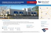 FORMER ETHAN ALLEN BUILDING FOR SALE - New South …...FORMER ETHAN ALLEN BUILDING 7025 SMITH CORNERS BOULEVARD, CHARLOTTE NC 28269 +/-15,408 SF FREESTANDING BUILDING ON 1.79 ACRES