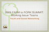 2009 FARM to FORK SUMMIT: Working Issues Teams · WORKING ISSUE TEAMS: Community Gardens 2009 FARM to FORK SUMMIT WIT Committee • Shorlette Ammons-Stephens, Wayne County Public