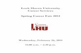 Spring Career Fair PDF - Lock Haven Universitycommunity.lhup.edu/careerservices/files/Spring... · 33 First Quality Enterprises, Inc. 32 ... 13 Grier Summer 30 HCR Manorcare 15 HCS