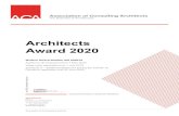 Architects Award 2020 - ACA · ARCHITECTS AWARD 2020 Association of Consulting Architects page 5 of 34 5.2 An agreement must be one that is genuinely made by the employer and the