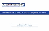 NexPoint Credit Strategies Fund · 2020-01-07 · PORTFOLIO MANAGER COMMENTARY (unaudited) December 31, 2013 NexPoint Credit Strategies Fund Of equal concern to us is the high level