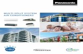 MULTI SPLIT SYSTEM AIR CONDITIONERS...2017/03/02  · and manufacturing fine products and delivering them to RELIABILITY FACTS & Durability RELIABILITY FACTS At Panasonic, we believe