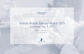 Interim Report January-March 2019 - BioArctic · Product candidate Indication Partner Discovery Preclinical Phase 1 Phase 2 Phase 3 D s ... BIOMARKERS: Aβ Alzheimer's Disease IMAGING