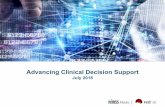 Advancing Clinical Decision Support - Red Hat · • For purposes of this research, Clinical Decision Support Systems (CDSS) are defined as applications that analyze data to help