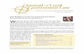 The Religious Land Use and Institutionalized …...putably enacted to impose impediments on the regulation of religious uses by local govern-ments. 1 RLUIPA targeted land use as it