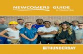 NEWCOMERS GUIDE - Thunder Bay · newcomers guide to thunder bay. buffalo, new york chicago, illinois detroit, michigan duluth, minnesota minneapolis, minnesota milwaukee, wisconson