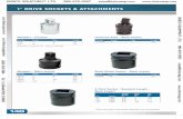 1 DRIVE SOCKETS & ATTACHMENTS - dobcoeqp.com · 1" DRIVE SOCKETS & ATTACHMENTS 141 Note: NOT FOR IMPACT USE. All items on this page are for hand use only. Hex Size 12 Point Part No.