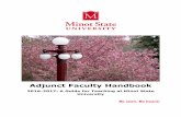 Adjunct Faculty Handbook - Minot State University · 5 . F. IGURE . 1. D. R. L. AURIE . G. ELLER, V. ICE . P. RESIDENT OF . A. CADEMIC . A. FFAIRS. Welcome to Minot State University!
