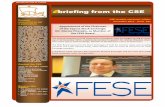 ebriefing from the CSE - Mondo VisioneDecember 2015 · Issue 227 DISTRIBUTED FREE OF CHARGE Promote yourselves in our e-publication The CSE has completely re-constructed its on-line