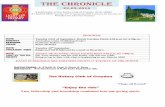 The Chronicle Vol 42 13 - Rotary Club of Croydon & Montrose · 2014-09-20 · Postal Address: P.O. Box 226 Croydon Victoria 3136 Meeting venue: Dorset Gardens Hotel 335 Dorset Road