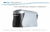 K5 Drinking Water Station · Let your taste buds decide how much water to use. When mixing concentrated juices and drinks or making gelatin, tea or coffee, you may need to adjust
