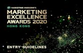 Marketing Excellence Awardsassets.marketing-interactive.com/hk/awards/MEA2020... · 2020-06-11 · 23. Excellence in Media Strategy 24. Excellence in Mobile Marketing 25. Excellence