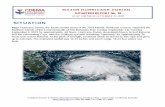 CDEMA Situation Report #16 - Hurricane Dorian Sept 21 2019 ......MAJOR HURRICANE DORIAN SITUATION REPORT No. 16 AS OF 5:00 PM ON SEPTEMBER 21, 2019 SITUATION Major Hurricane Dorian,