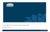 Incident Response Guide for the Lachlan Water Resource ... · New South Wales proudly acknowledges NSW’s Aboriginal community and the people of Nari Nari, Ngiyampaa, Wiradjuri,