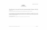 Sydney Local Environmental Plan 2012 - NSW legislation · 7.15 Flood planning 81 7.16 Airspace operations 82 7.17 Development in areas subject to aircraft noise 83 7.18 Car parks
