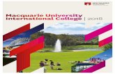 Macquarie University International College | 2018...You can move straight into the second year of a selected Macquarie University bachelor degree in business, as long as you succeed