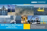 DOE Offshore Wind Program - boem.gov · Major Offshore Wind Funding . $70M $7.5M . $26.5M . $16.5M . $168M . World-Class Test Facilities (FY09) Clemson . 15 MW Dynamometer . Massachusetts