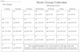Name Book Group Calendar - DeForest High School · pp. 255-266 4 pp. 266-273 5 pp.274-286 6 pp.287-295 7 pp.296-311 8 pp.312-320 9 pp.320-333 10 pp.334-358 Sunday Monday Tuesday Wednesday