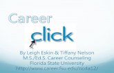 By Leigh Eskin & Tiffany Nelson M.S./Ed.S. Career ... · by reading Professional Career Profiles I learned something new from reading the Professional Career Profiles I would like