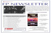March 01, 2017 FP NEWSLETTER · 2019-09-07 · March 01, 2017 FP NEWSLETTER Vol. 14 Page 1 of 3 FP NEWSLETTER to our FUSIONpresents YouTube Channel and stay in the loop of our weekly