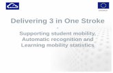 ERASMUS+ Delivering 3 in One Stroke€¦ · ERASMUS+ Delivering 3 in One Stroke - Supporting student mobility, Automatic recognition and ... ERASMUS+ New steering group to be set