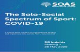 The Solo-Social Spectrum of Sport: COVID-19...The world of sport in the UK and globally, has been fundamentally challenged by the deadly pandemic of COVID-19. Both individually and