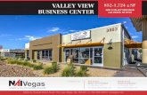 VALLEY VIEW 852-1,724 ± BUSINESS CENTER 3859 S VALLEY … · Property Overview Executive Summary Valley View Business Center is located off of Valley View Blvd. and Flamin- ... Quick